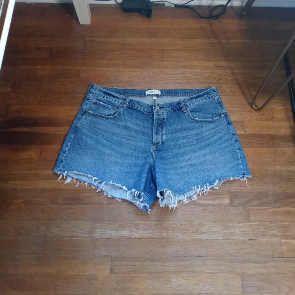 ABERCROMBIE & FITCH the 90s baggy shorts low rise (20/35)
